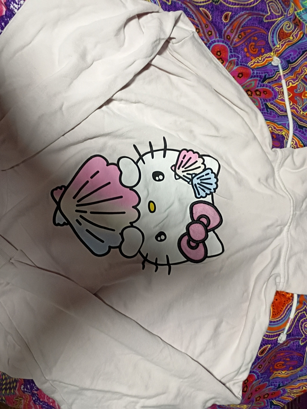 Hello Kitty Kids One-Piece Romper in Light Pink